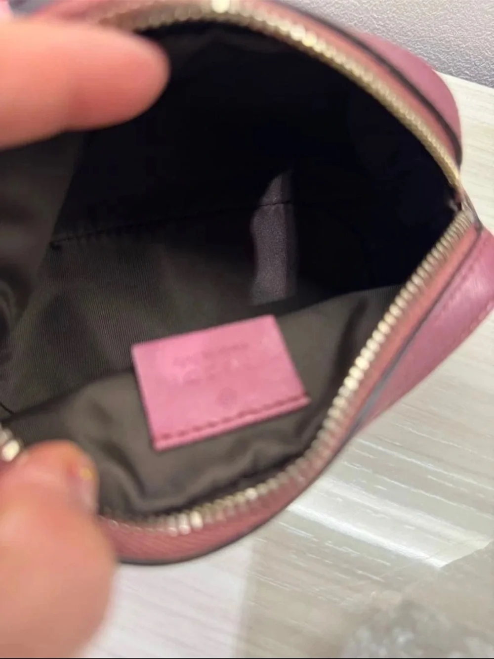 Gucci Pink GG Canvas Cosmetic Pouch